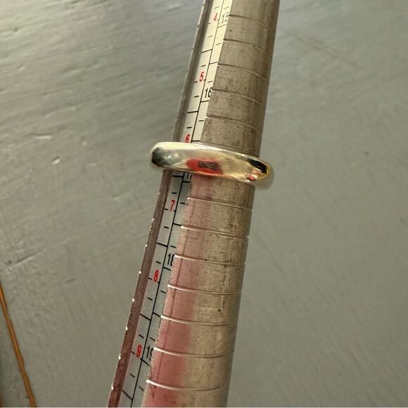 Lois Hill Solid 925 Sterling Silver Band Rube Ring Size 6.25 - Picture 8 of 9